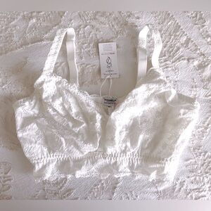 Cosabella White Lace Bralette